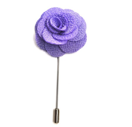 Pin Sacou Mauve Flower