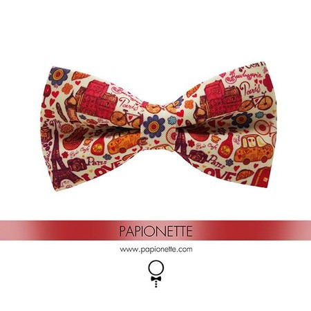 Papion Copii Paris Pattern