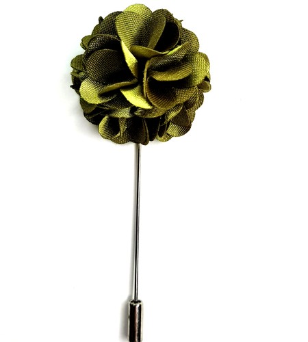 Pin Sacou Green Flower